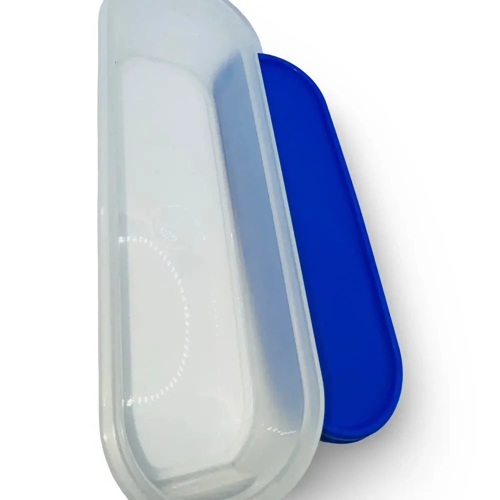 Tupperware Super Oval 1 Modular Mate Container Lid 2399A 2402A Royal Blue Pantry